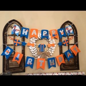 Blippi birthday party decor